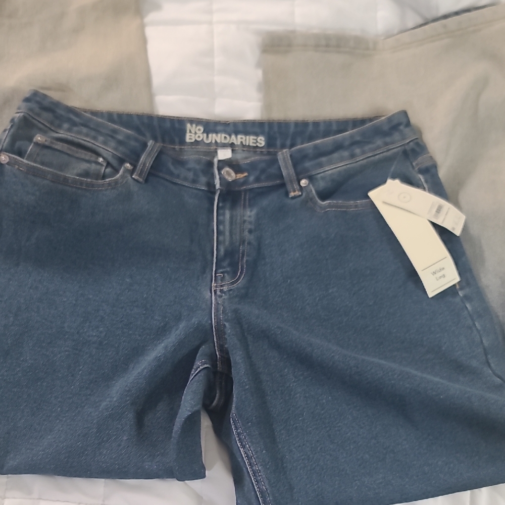 No Boundaries Women's Blue Jeans